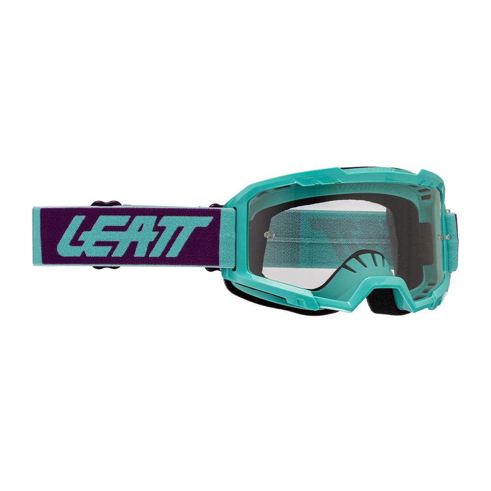 Leatt 2025 Motocross Goggles Vizion 2.5 Aqua - Clear Lens